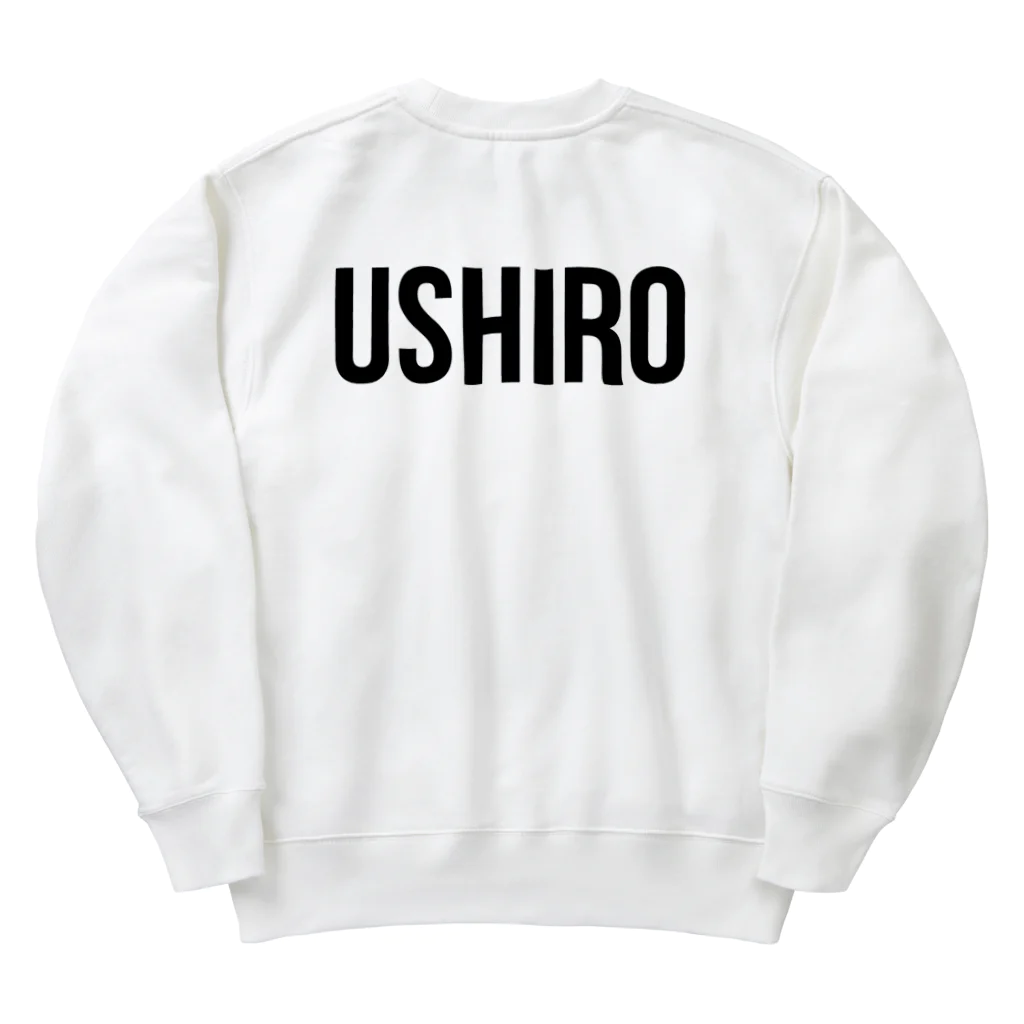 ○△□。のMAE&USHIRO(前後) Heavyweight Crew Neck Sweatshirt