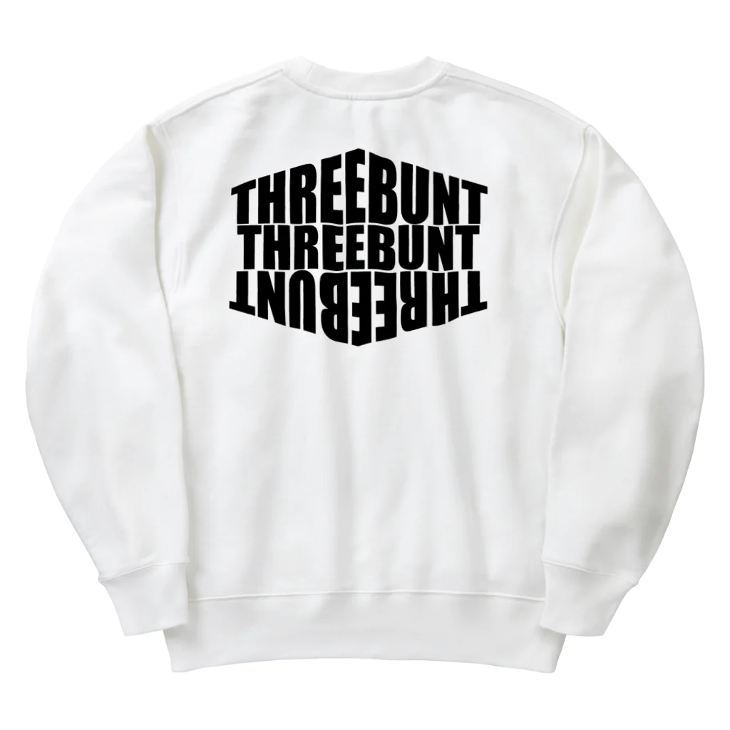 No.1632のTHREE BUNT (スリーバント） Heavyweight Crew Neck Sweatshirt