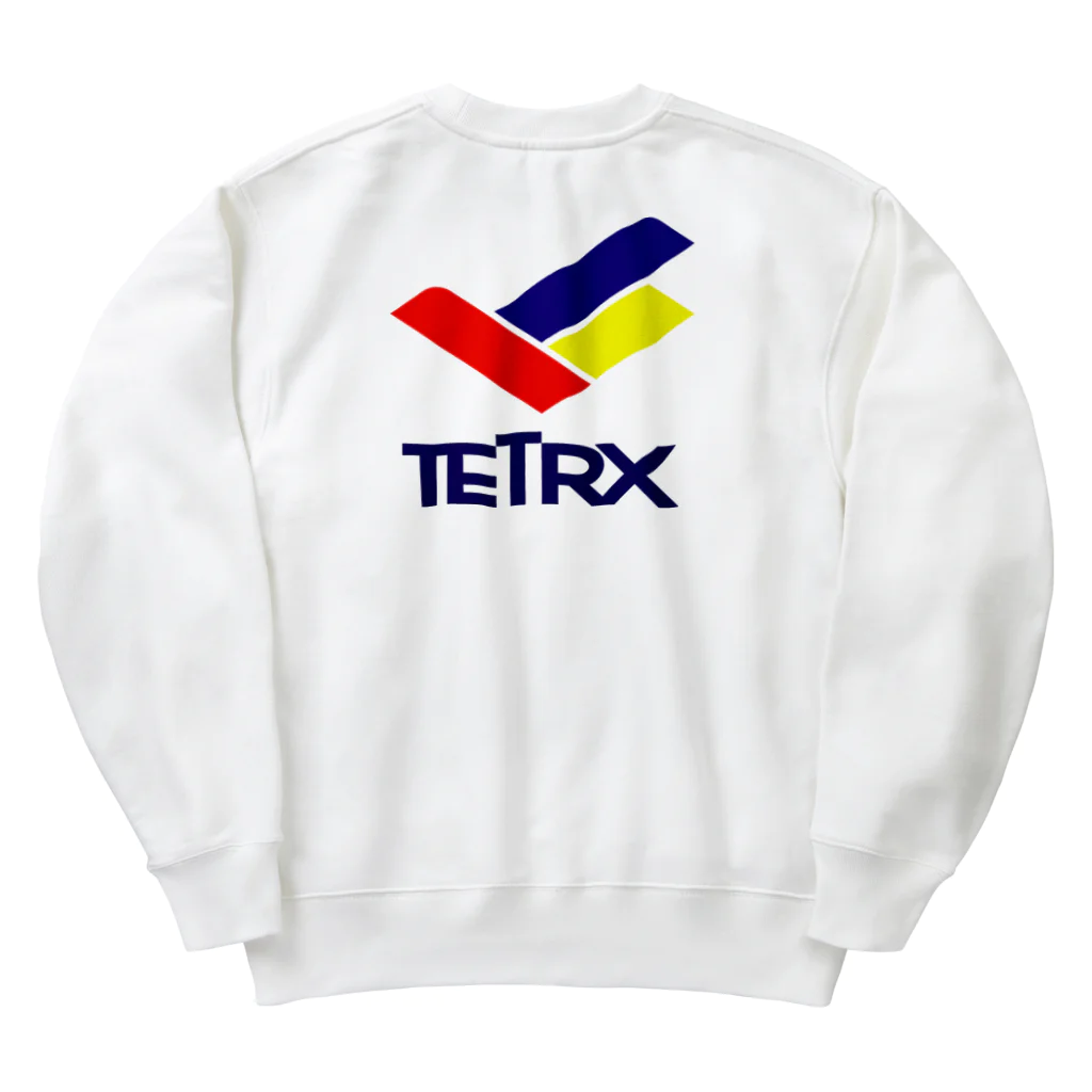 リジット・モータースポーツのTETRX透過ロゴ Heavyweight Crew Neck Sweatshirt