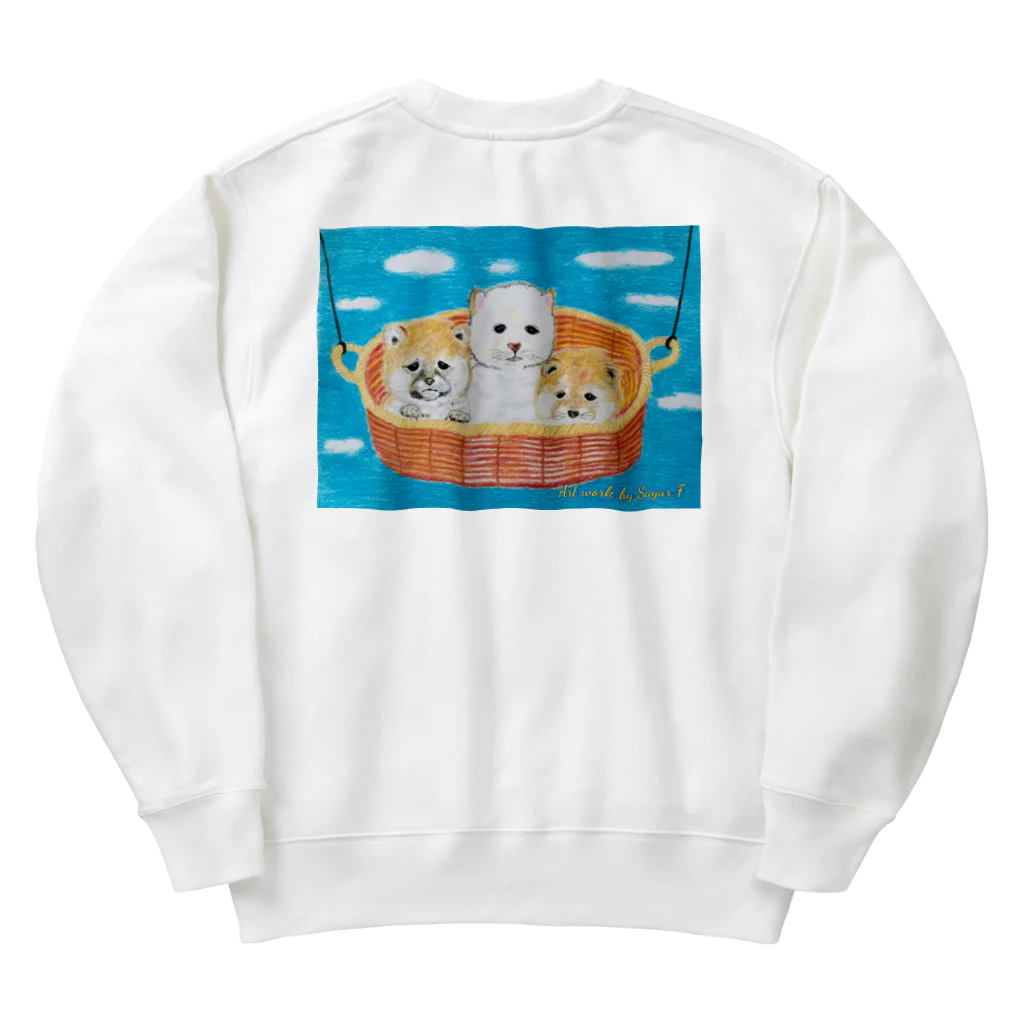 O-channelのシバイヌ（子犬）バージョン2 Heavyweight Crew Neck Sweatshirt