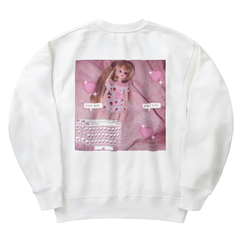 あまい♡ﾀﾋね。の甜♡ﾀﾋねたんのキミだけのぐっちゅ🍼🪽 Heavyweight Crew Neck Sweatshirt