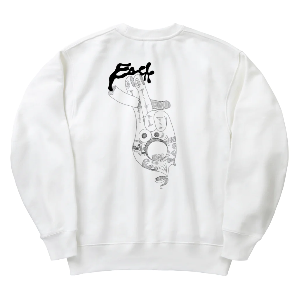 乃atoの煙草×ポップ Heavyweight Crew Neck Sweatshirt