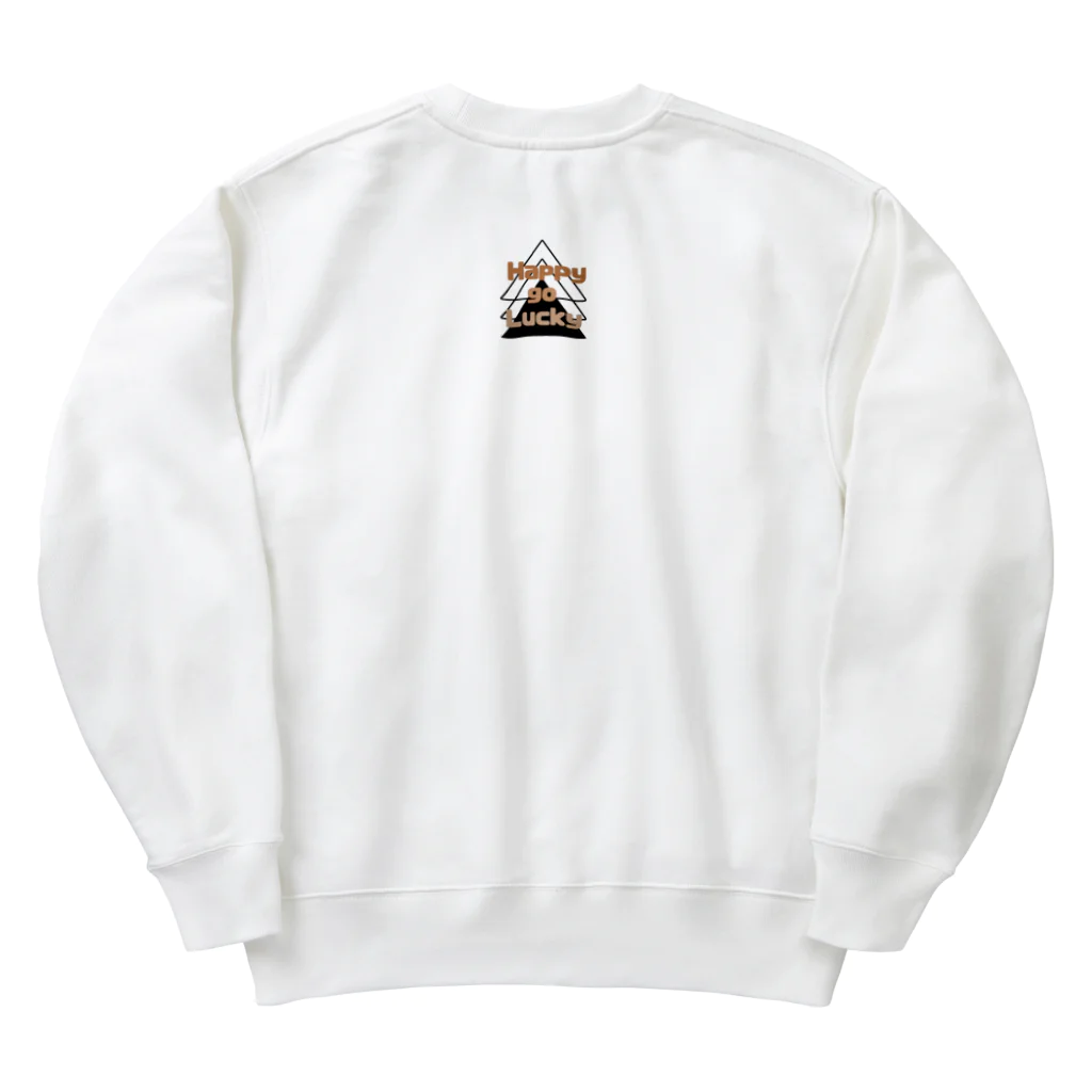 happygoの空飛ぶキノコ Heavyweight Crew Neck Sweatshirt