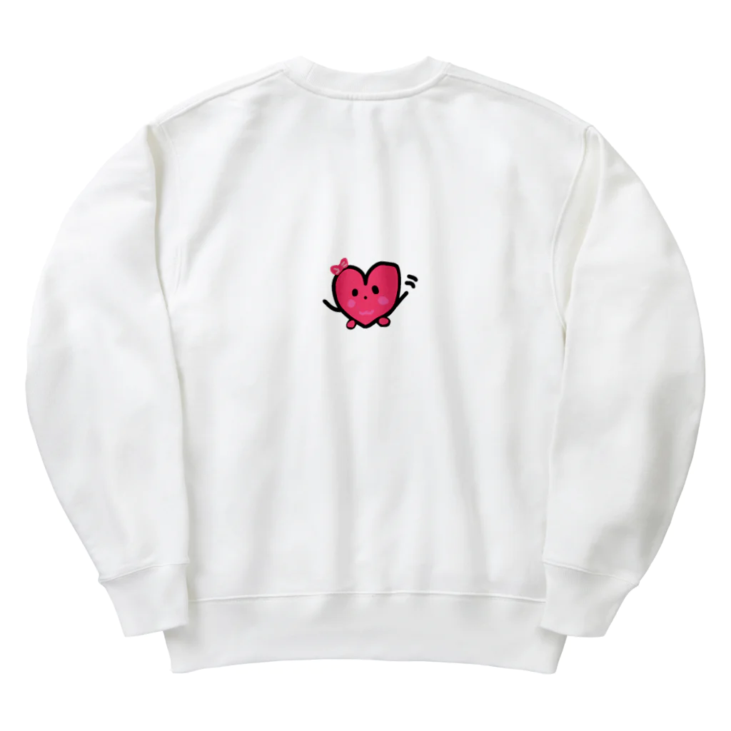 とんちゃんのお姉さんウィンちゃんとハートちゃん Heavyweight Crew Neck Sweatshirt