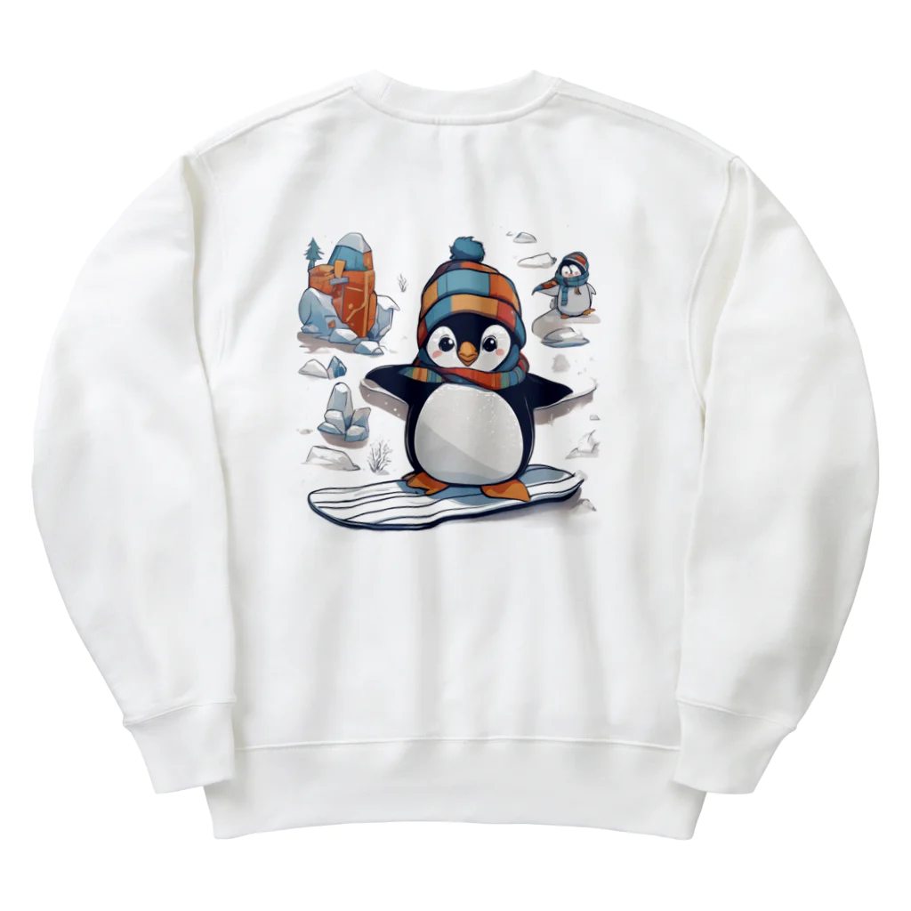 Gloriousのペンギンの冒険スノーボードパーティ Heavyweight Crew Neck Sweatshirt