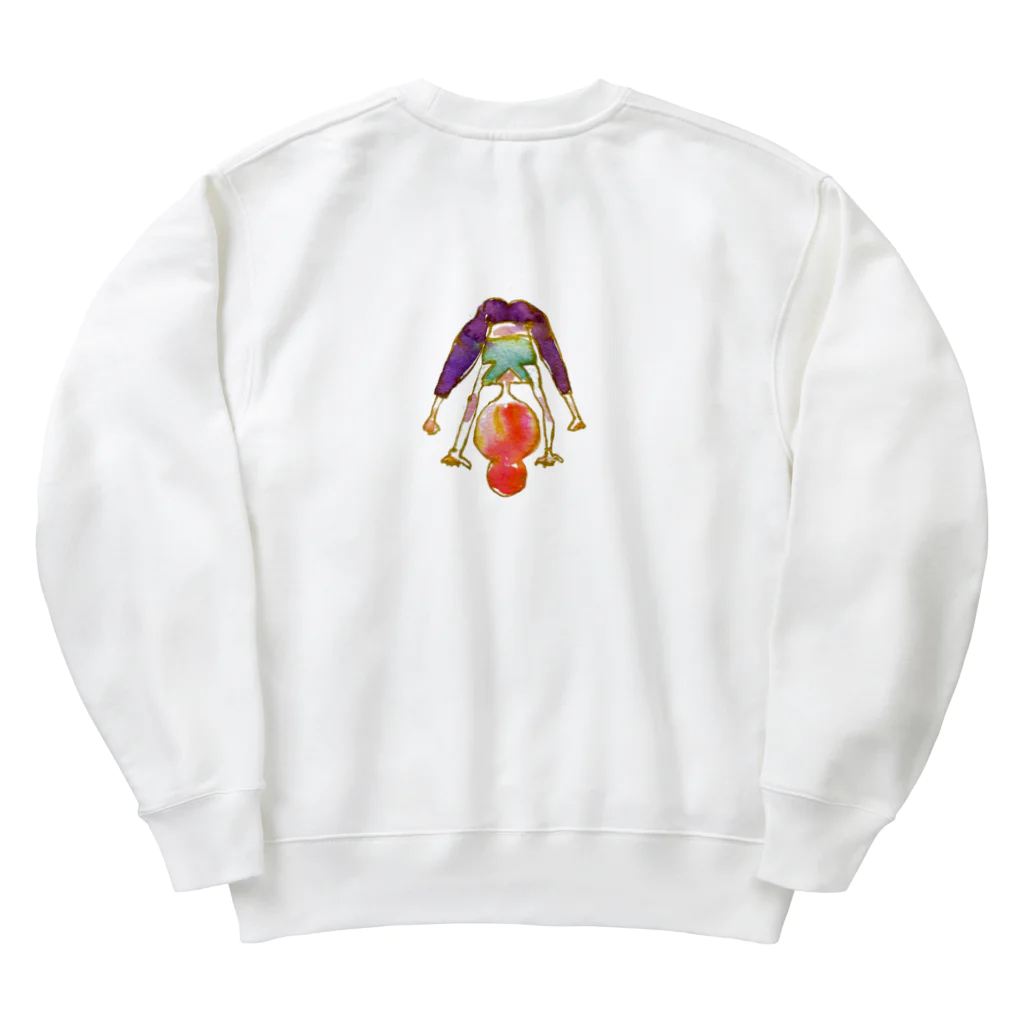 onmycolorの楽描き店のそばかすこちゃん with LOVE Heavyweight Crew Neck Sweatshirt