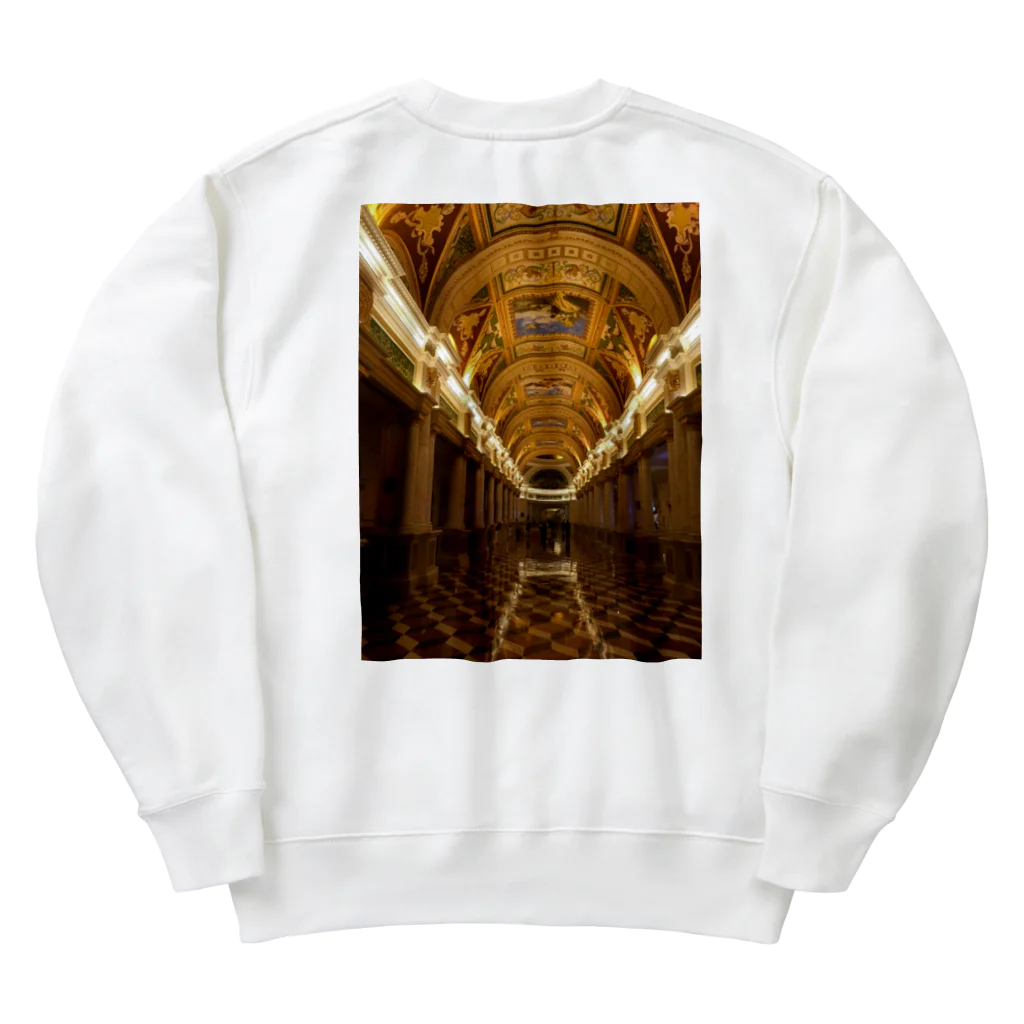 XIAO-12_15のヨーロッパ宮殿　豪華絢爛 Heavyweight Crew Neck Sweatshirt