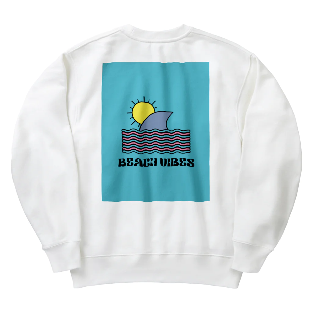 hassy3160のwhite beach vibesデザイン Heavyweight Crew Neck Sweatshirt