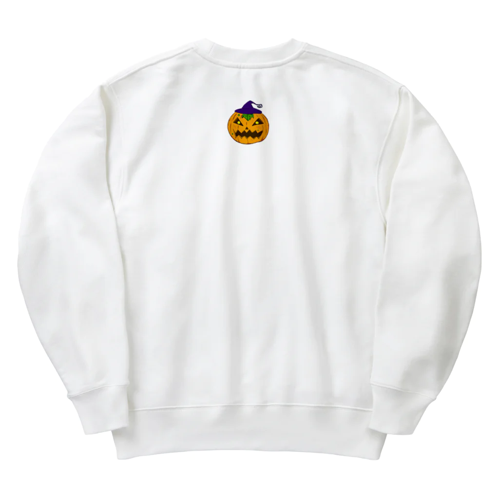 HappinessDarkのHappinessDark - ロゴグッズ【かぼちゃのシルエットver.】 Heavyweight Crew Neck Sweatshirt