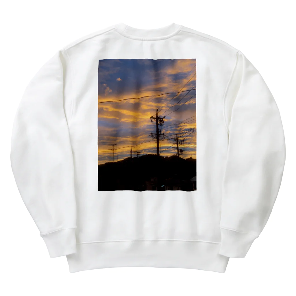 life photo goods shopの夕焼け Heavyweight Crew Neck Sweatshirt