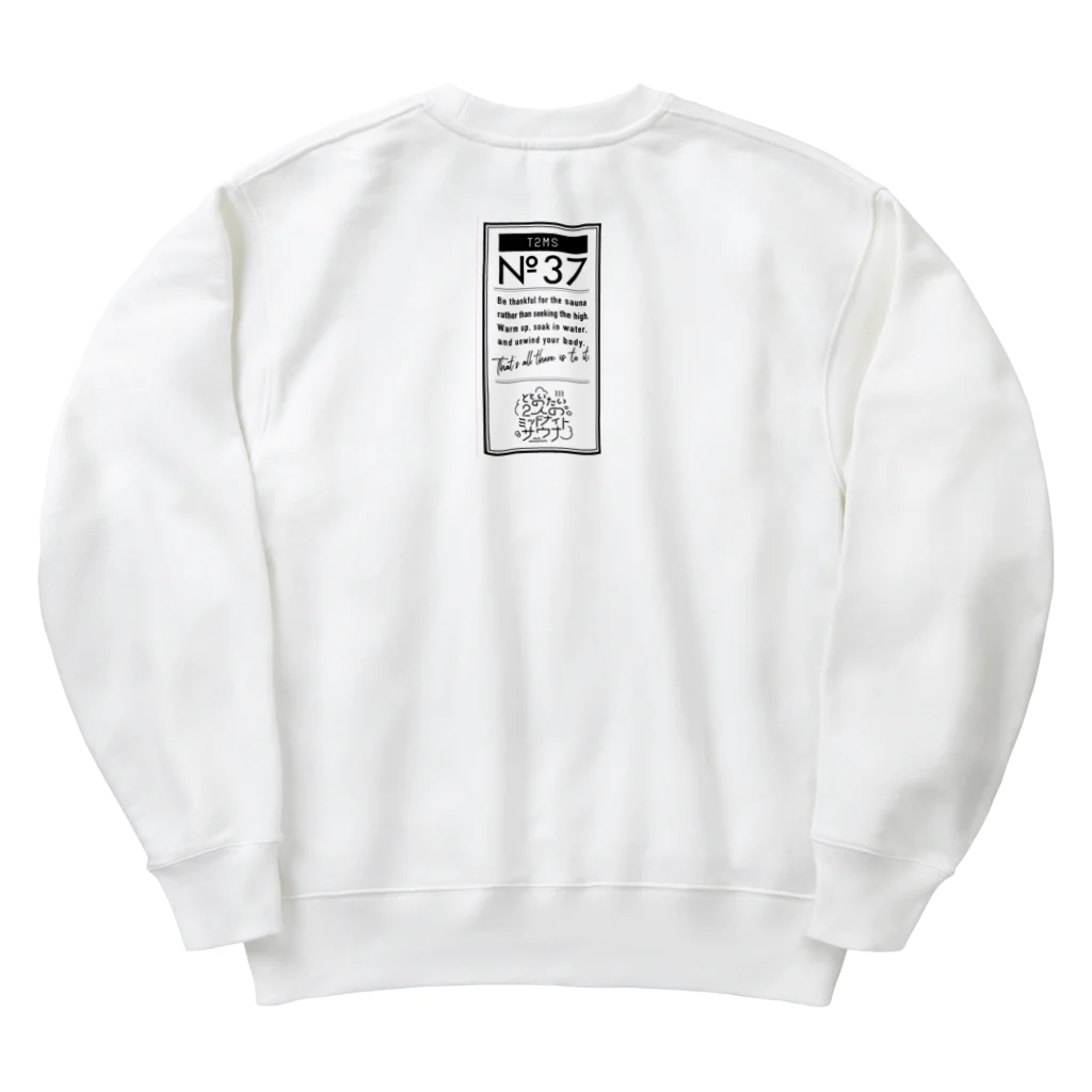 ととのいたい2人のミッドナイトサウナ「No.37」のNo.37 from T2MS SAUNA Item -college- Heavyweight Crew Neck Sweatshirt