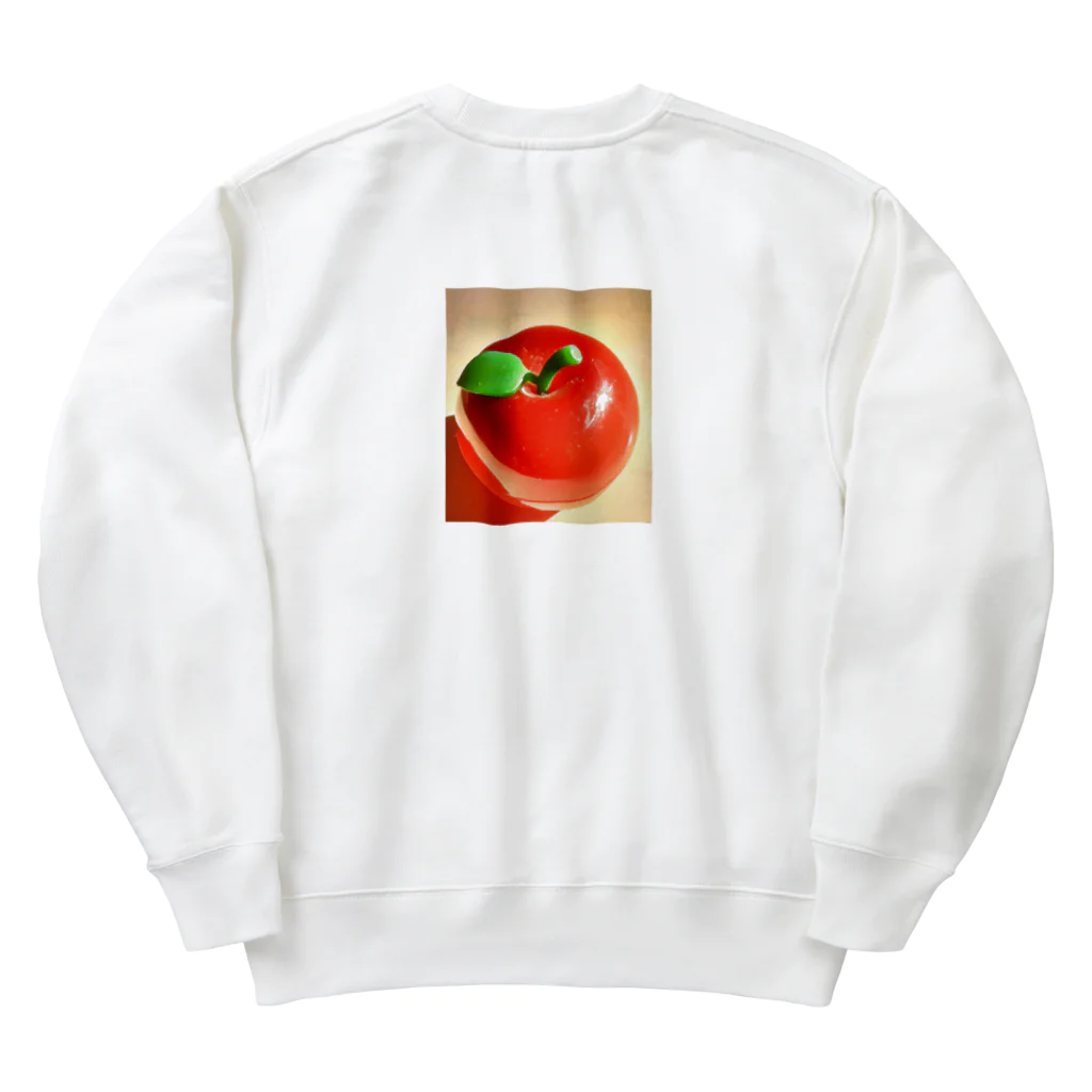 jun junのオレンジな熊さん Heavyweight Crew Neck Sweatshirt