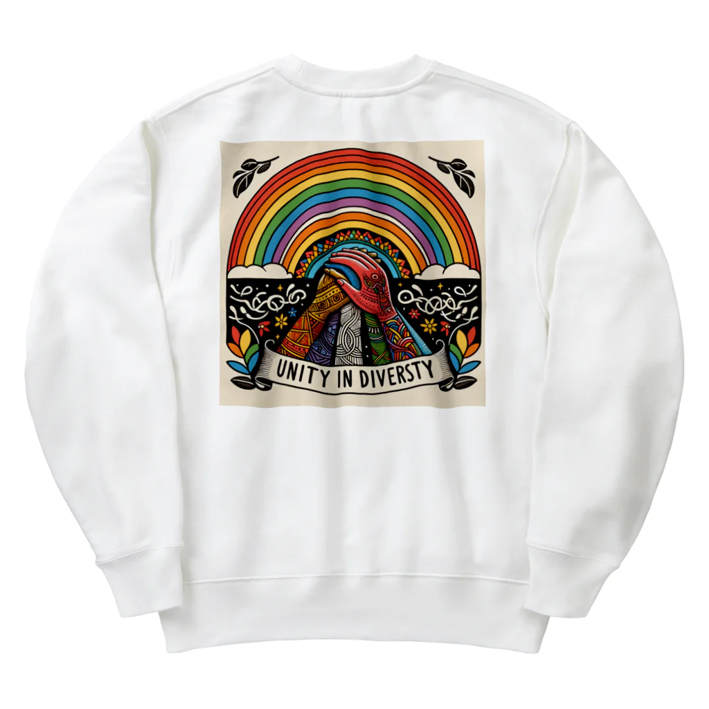 まさききさまのLGBT多様性 Heavyweight Crew Neck Sweatshirt