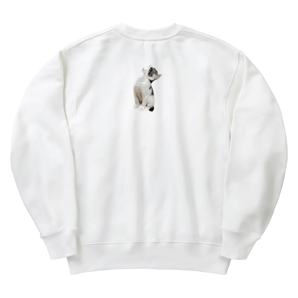 オロシアン2世の猫は愛する Heavyweight Crew Neck Sweatshirt