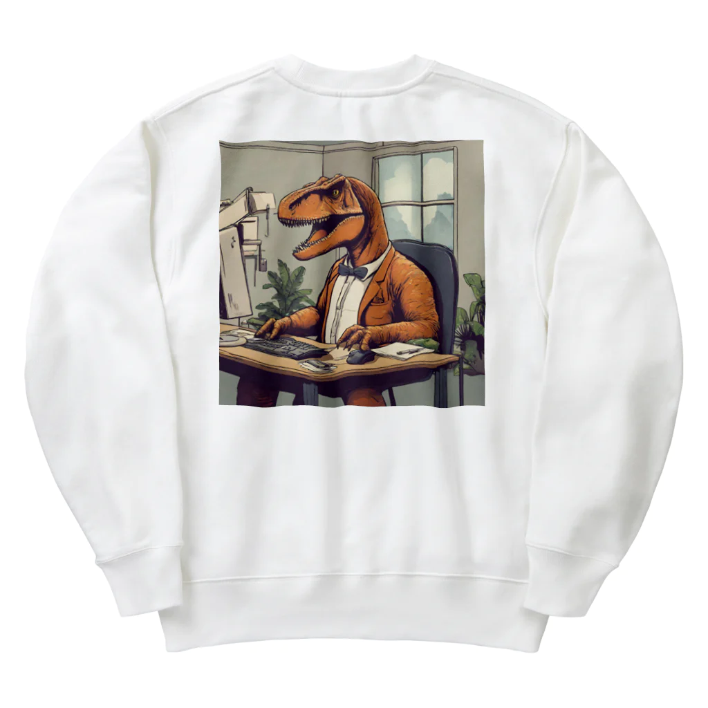 kenshopの働く恐竜 Heavyweight Crew Neck Sweatshirt