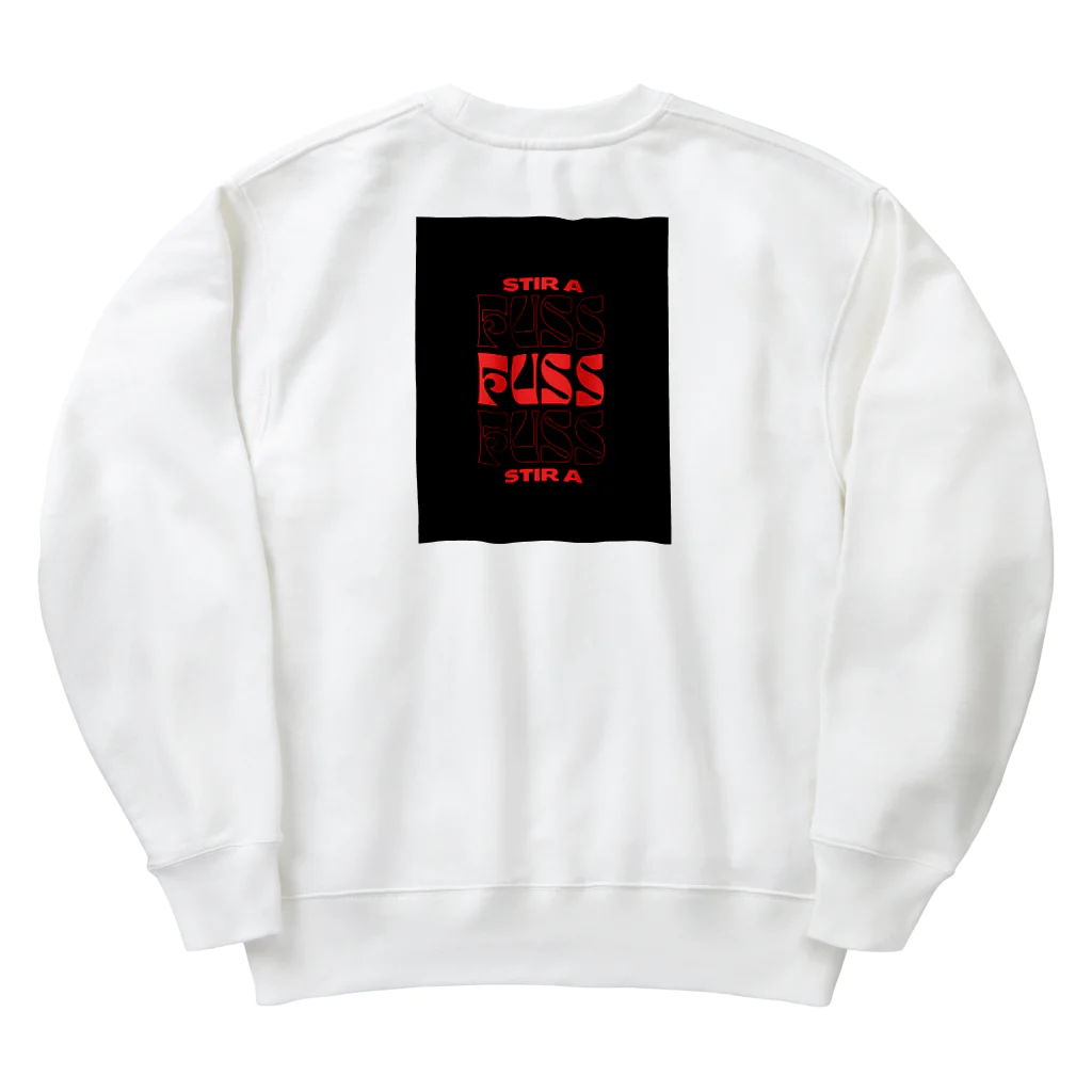 レモングラスのSTIR A FUSS 騒動 Heavyweight Crew Neck Sweatshirt