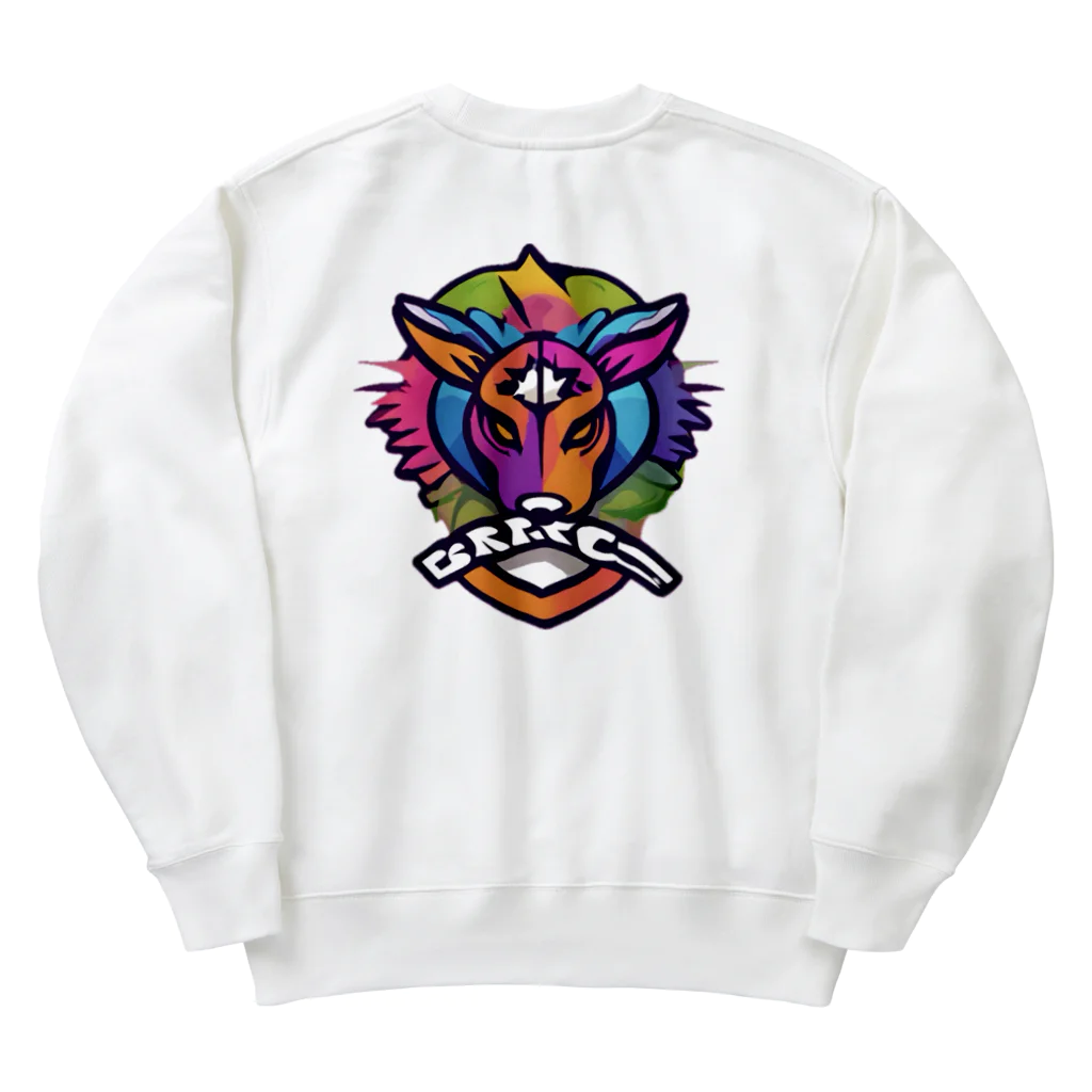 *̣̩⋆̩*Battle Crec⋆｡˚✩の*̣̩⋆̩*Battle Crec⋆｡˚✩ Heavyweight Crew Neck Sweatshirt