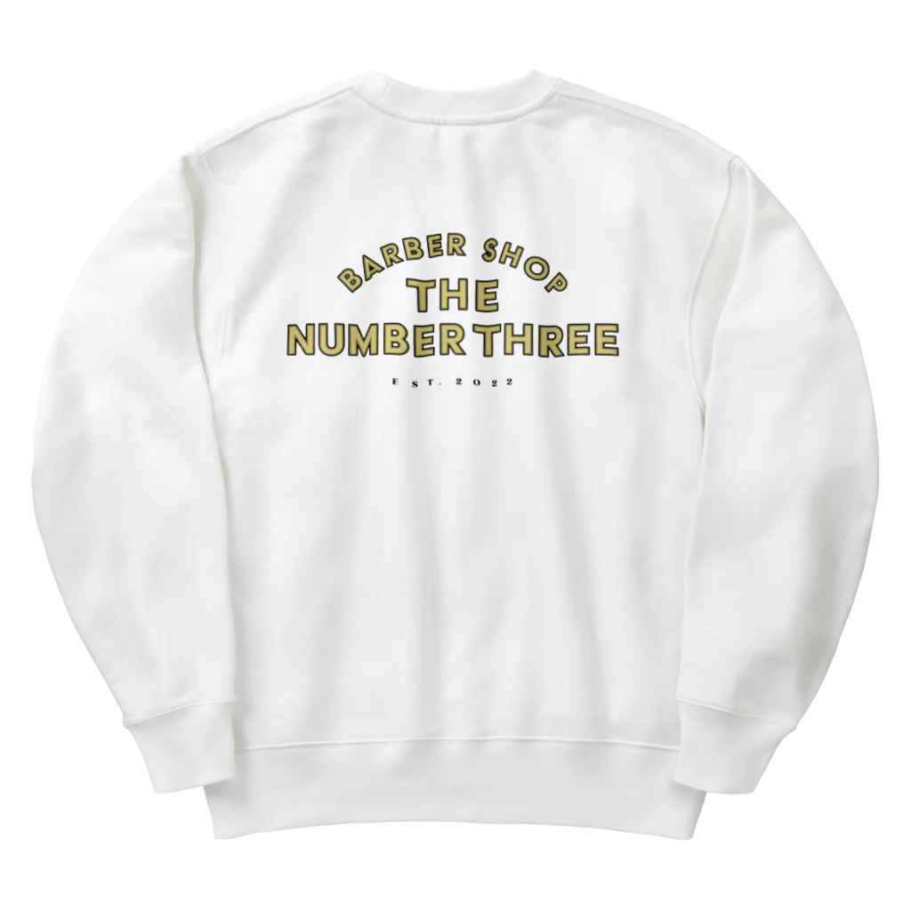 tnt  apparel lineのbarber shop the number three apparel line ヘビーウェイトスウェット