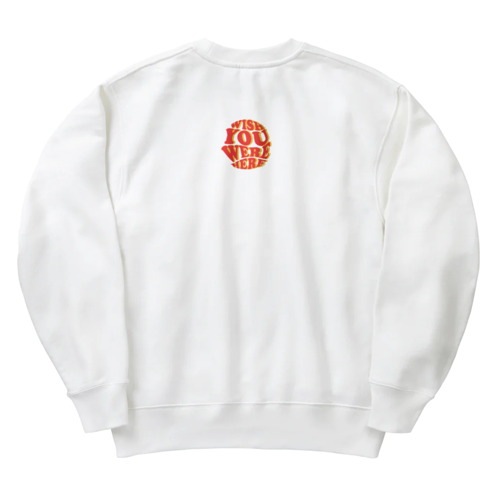 tomom_showのかわいいロゴ Heavyweight Crew Neck Sweatshirt