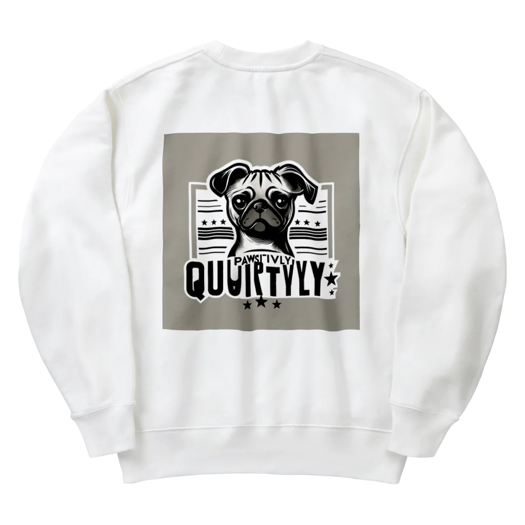 Urban pawsのパグチワワ「Pawsitively Quirky」 Heavyweight Crew Neck Sweatshirt