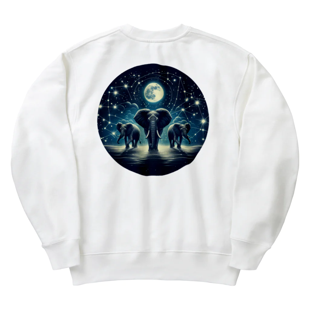 FUMYのNight  Elephant Symphonic Heavyweight Crew Neck Sweatshirt