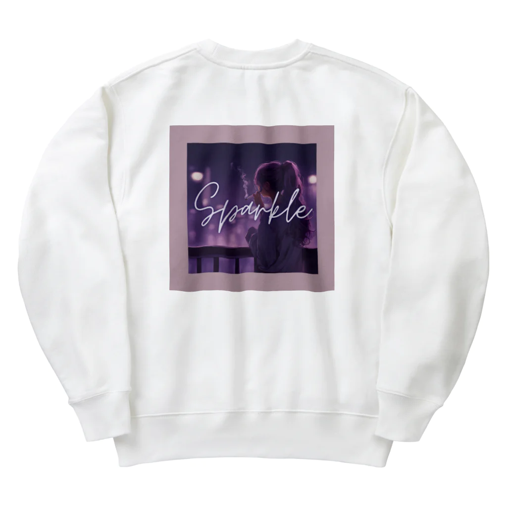 sparkleの80’ｓ sparkle  Heavyweight Crew Neck Sweatshirt