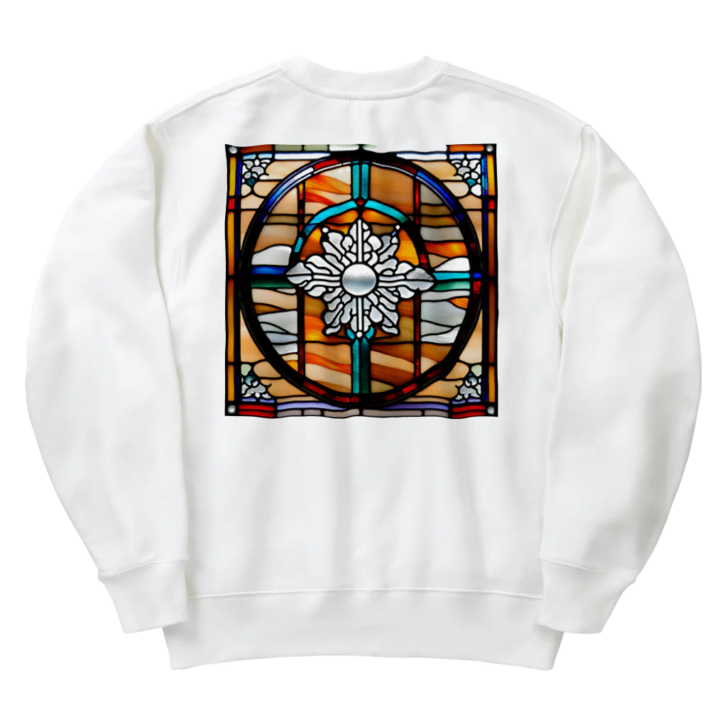 curry&shymeのステンド結晶 Heavyweight Crew Neck Sweatshirt