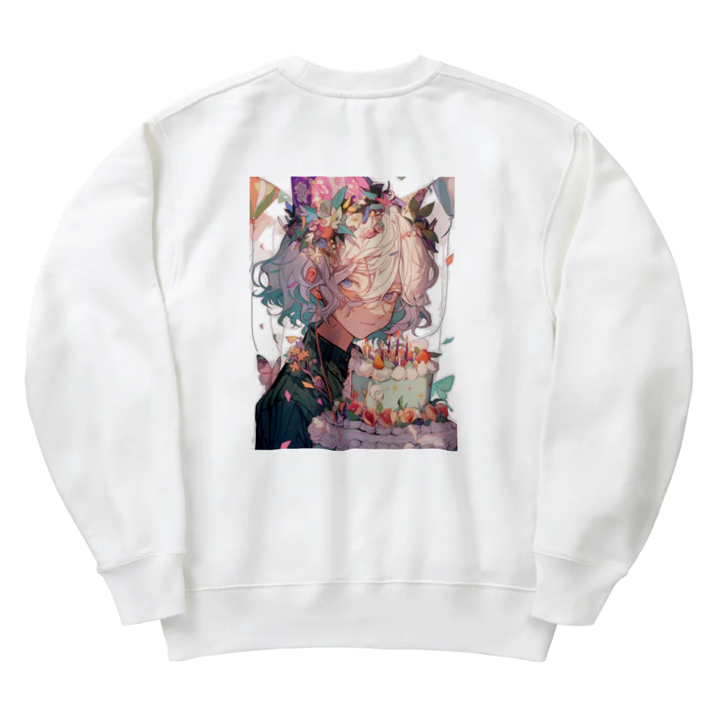 AQUAMETAVERSEのお祝いしましょ❣️ アメジスト 2846 Heavyweight Crew Neck Sweatshirt