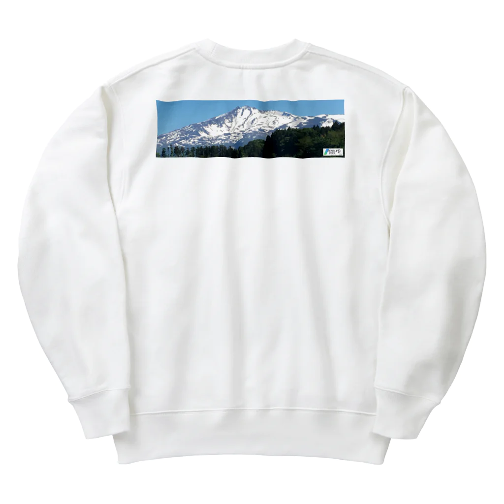 ReallyCoolMamoruの秋田鳥海山_AkitaChoukaisan Heavyweight Crew Neck Sweatshirt