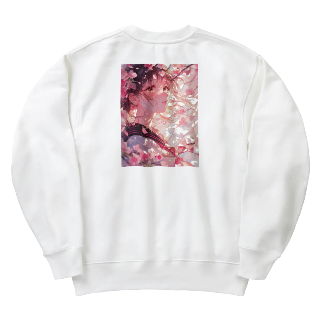 AQUAMETAVERSEの桜と私ラフルール1859 Heavyweight Crew Neck Sweatshirt