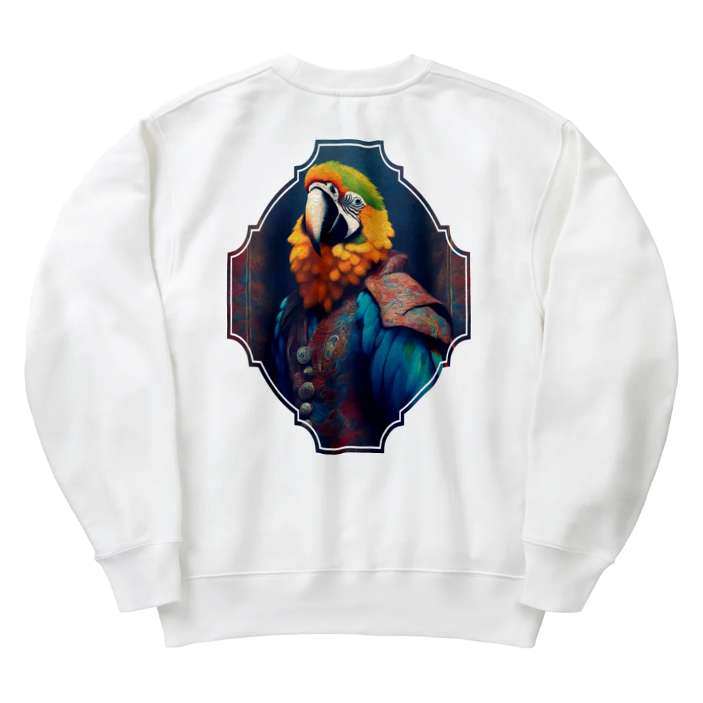 KYūのペイズリーオウム Heavyweight Crew Neck Sweatshirt