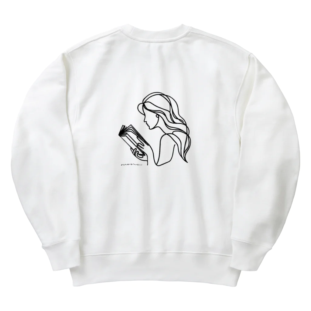 モノライティングの穏やかな休日(小説ver.) Heavyweight Crew Neck Sweatshirt