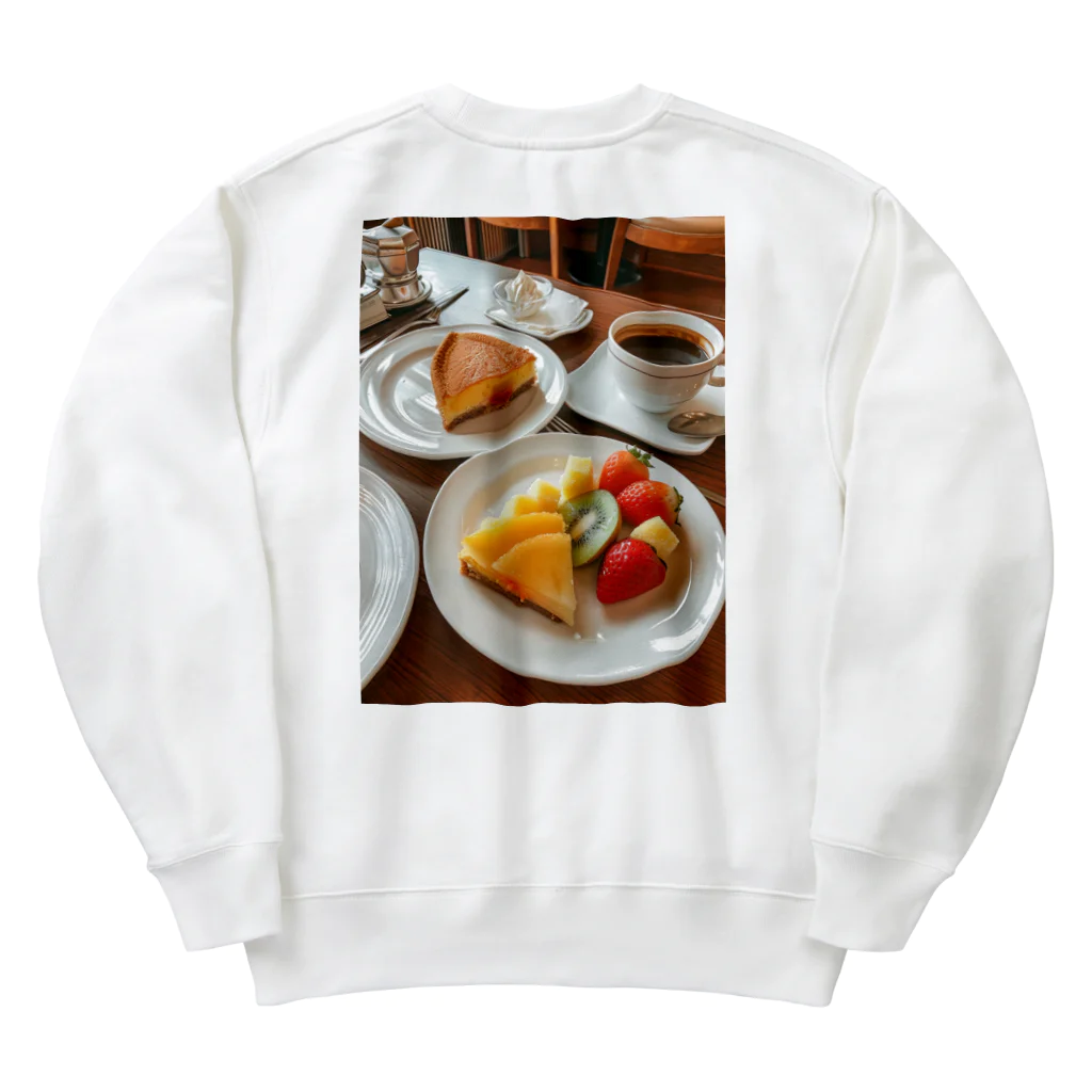 AQUAMETAVERSEのティータイム アメジスト 2846 Heavyweight Crew Neck Sweatshirt