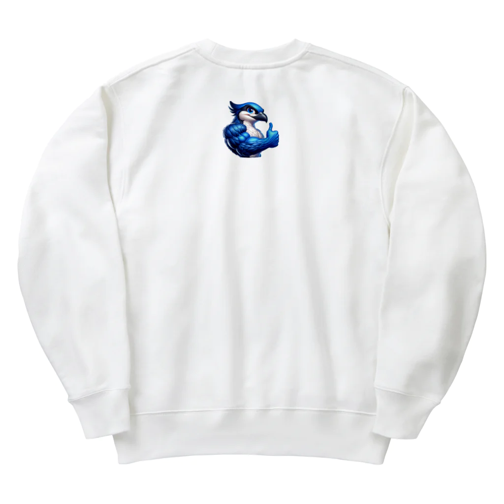 yamasho24のご機嫌青い鳥 Heavyweight Crew Neck Sweatshirt