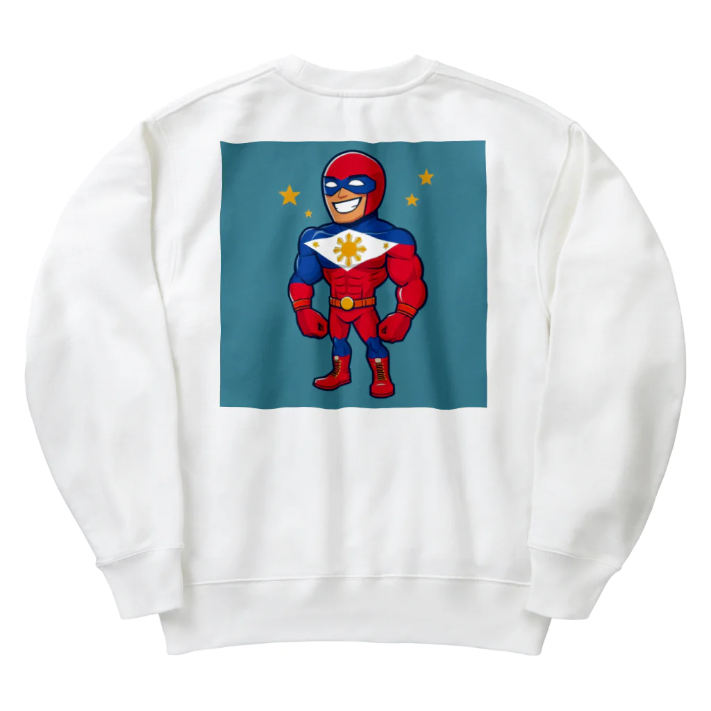 happiness_shopの２０２４　フィリピンキャラの決定版 Heavyweight Crew Neck Sweatshirt