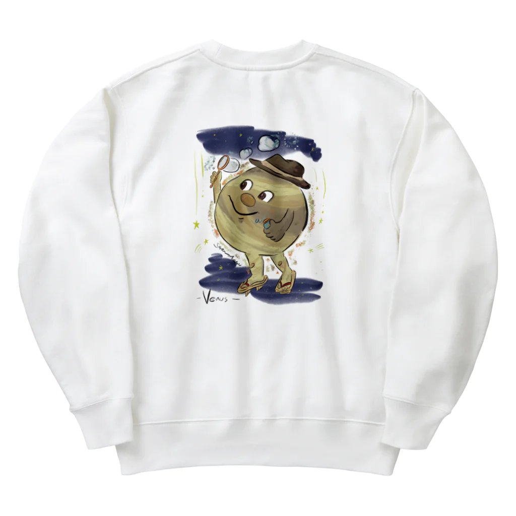 さとうです(イラスト)の金星くん Heavyweight Crew Neck Sweatshirt