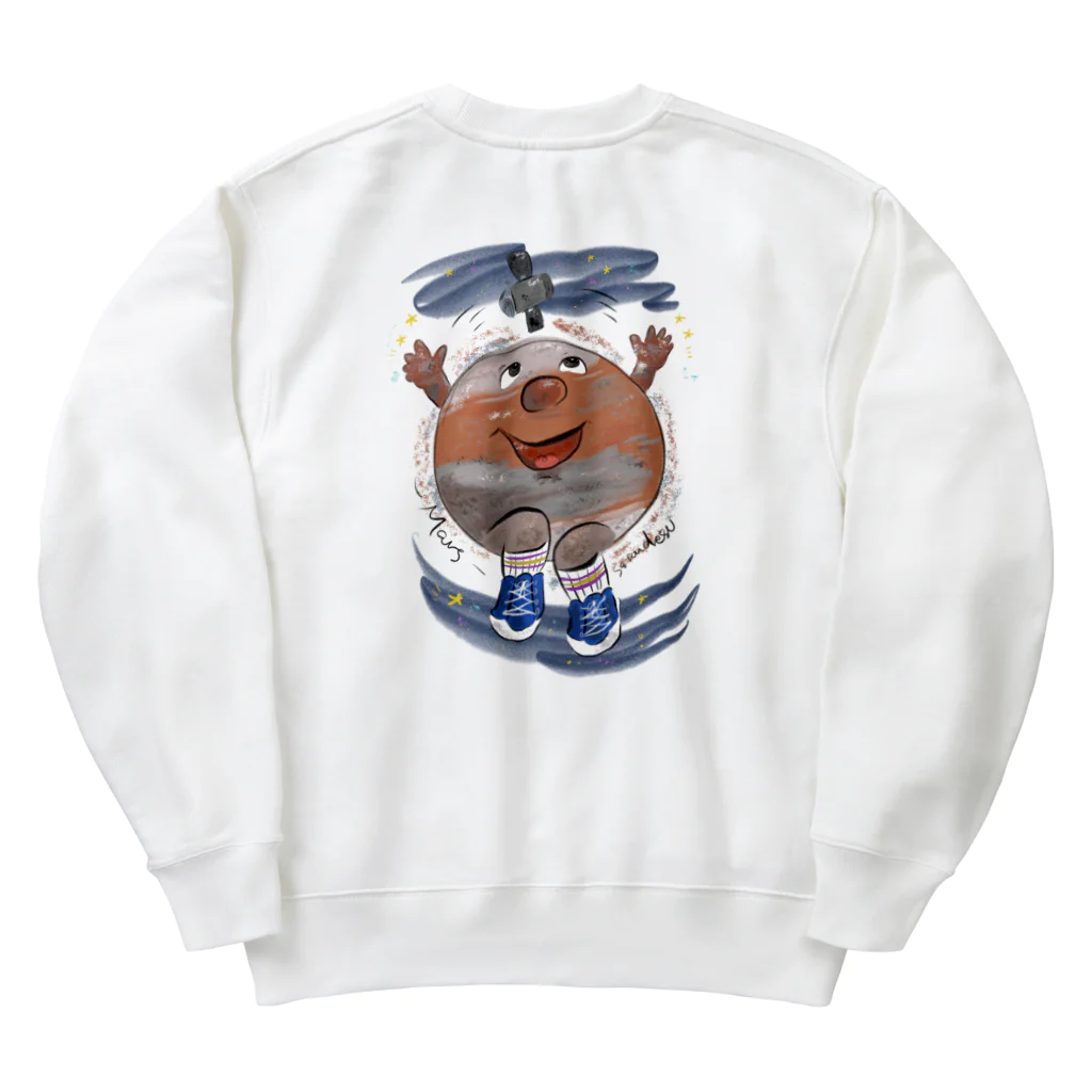 さとうです(イラスト)の火星くん Heavyweight Crew Neck Sweatshirt