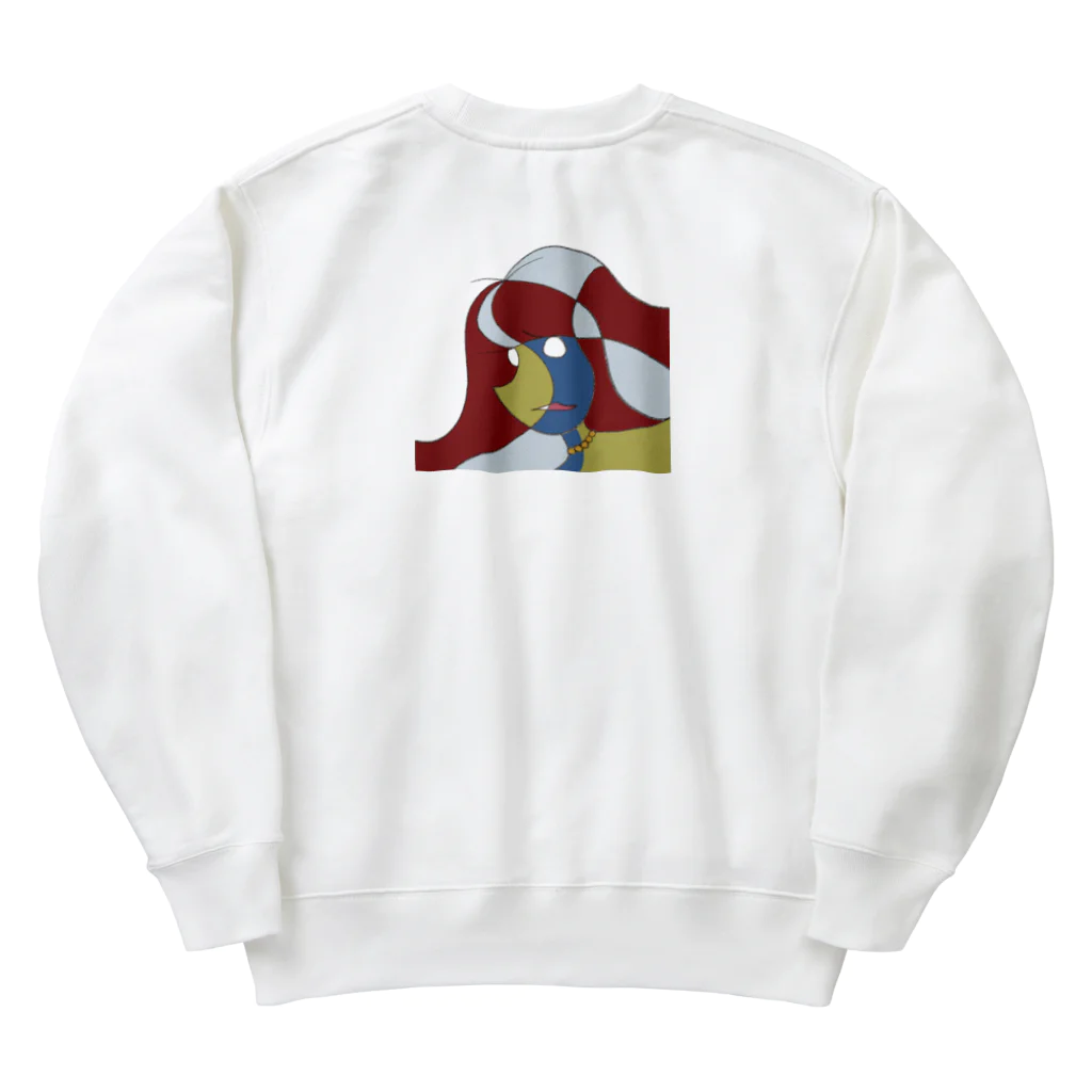 ほらをた娘🦈ྀི🎈のほらをた娘 物語の色を選択する少女 Heavyweight Crew Neck Sweatshirt