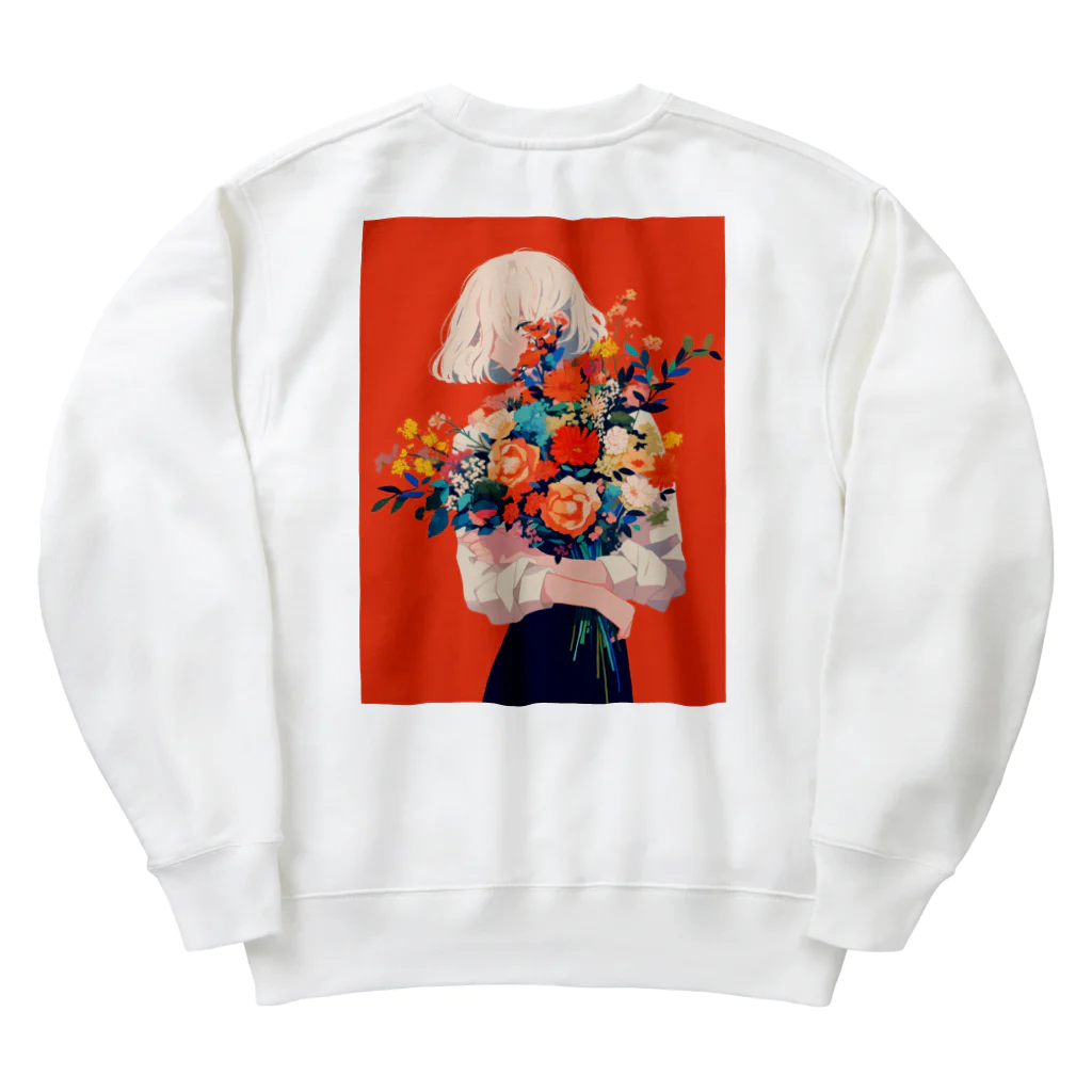 AQUAMETAVERSEの花束をあなたに　Hime  2530 Heavyweight Crew Neck Sweatshirt