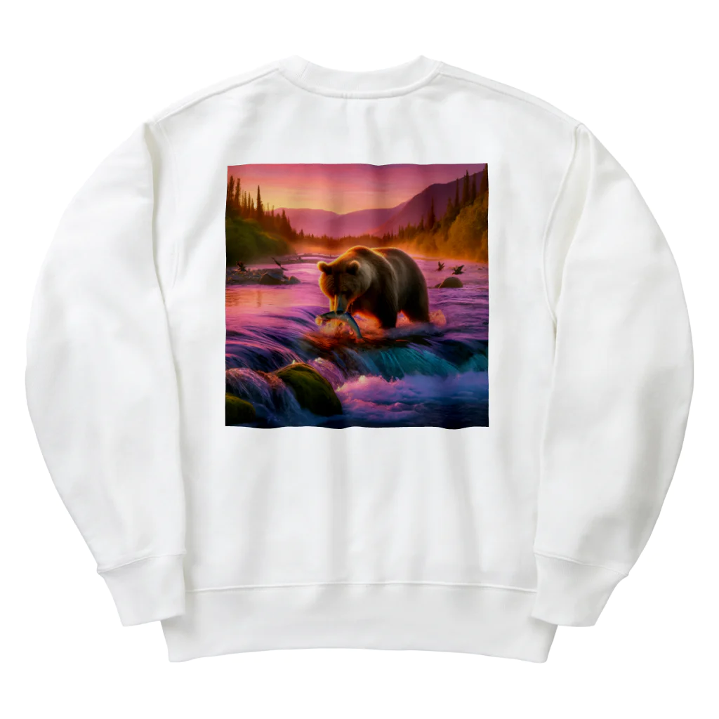 OHANA_087のアラスカのグリズリー Heavyweight Crew Neck Sweatshirt