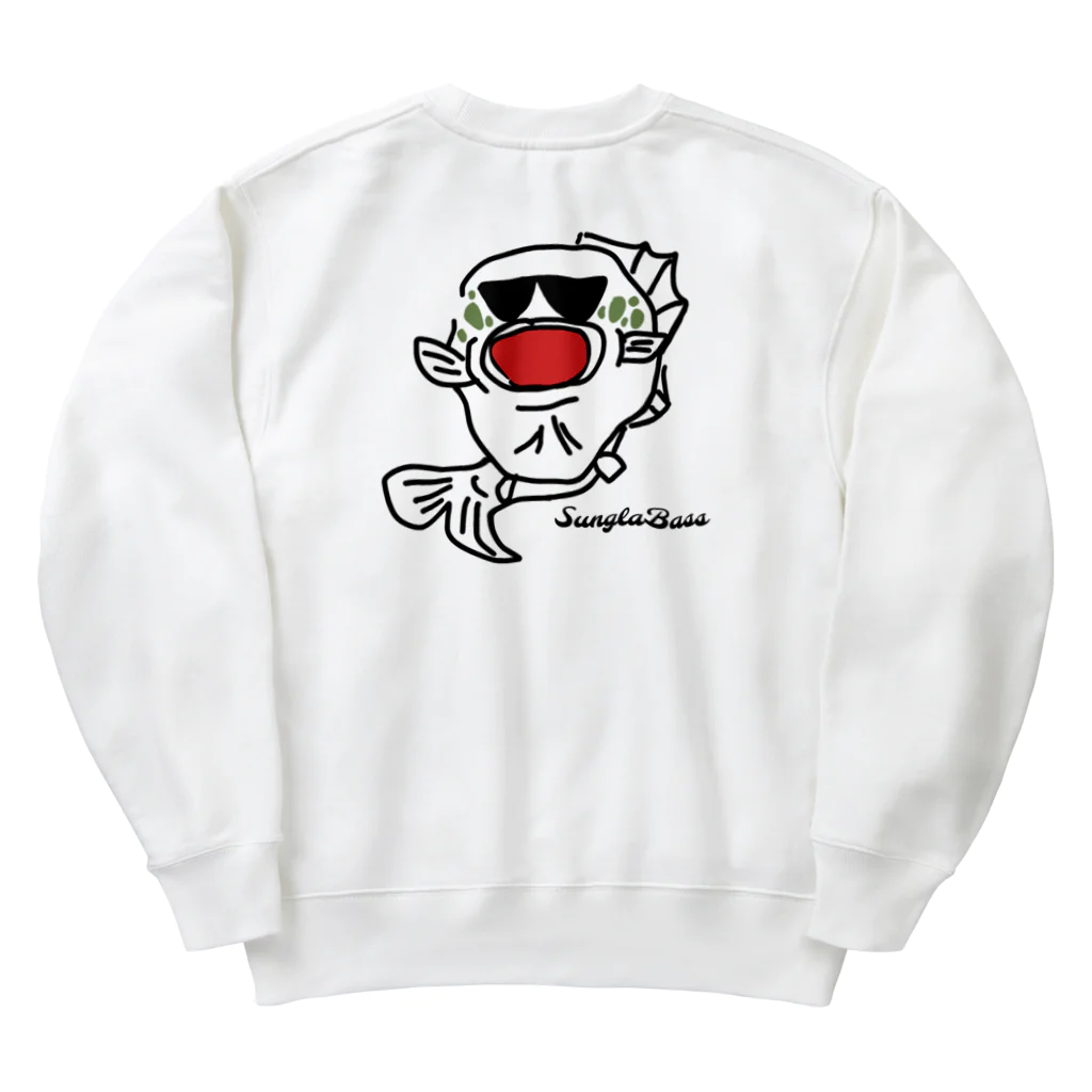 comaoのブラックバス　サングラバス Heavyweight Crew Neck Sweatshirt