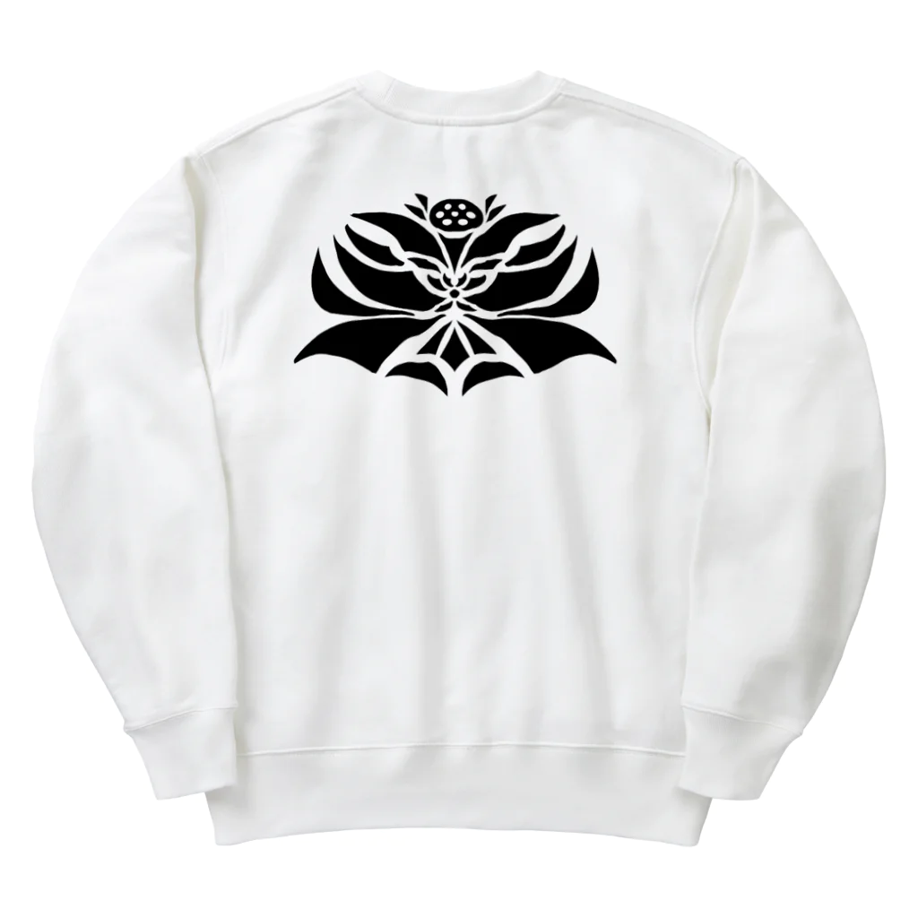 柄木つねの蓮 Heavyweight Crew Neck Sweatshirt