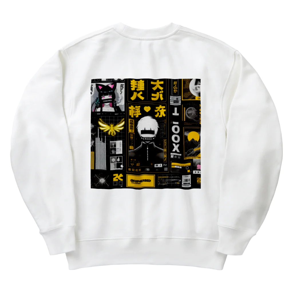 shunchan-の派手きゃわ♡ Heavyweight Crew Neck Sweatshirt