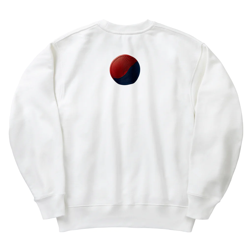 shoxxの赤青転生オーラ集中 Heavyweight Crew Neck Sweatshirt