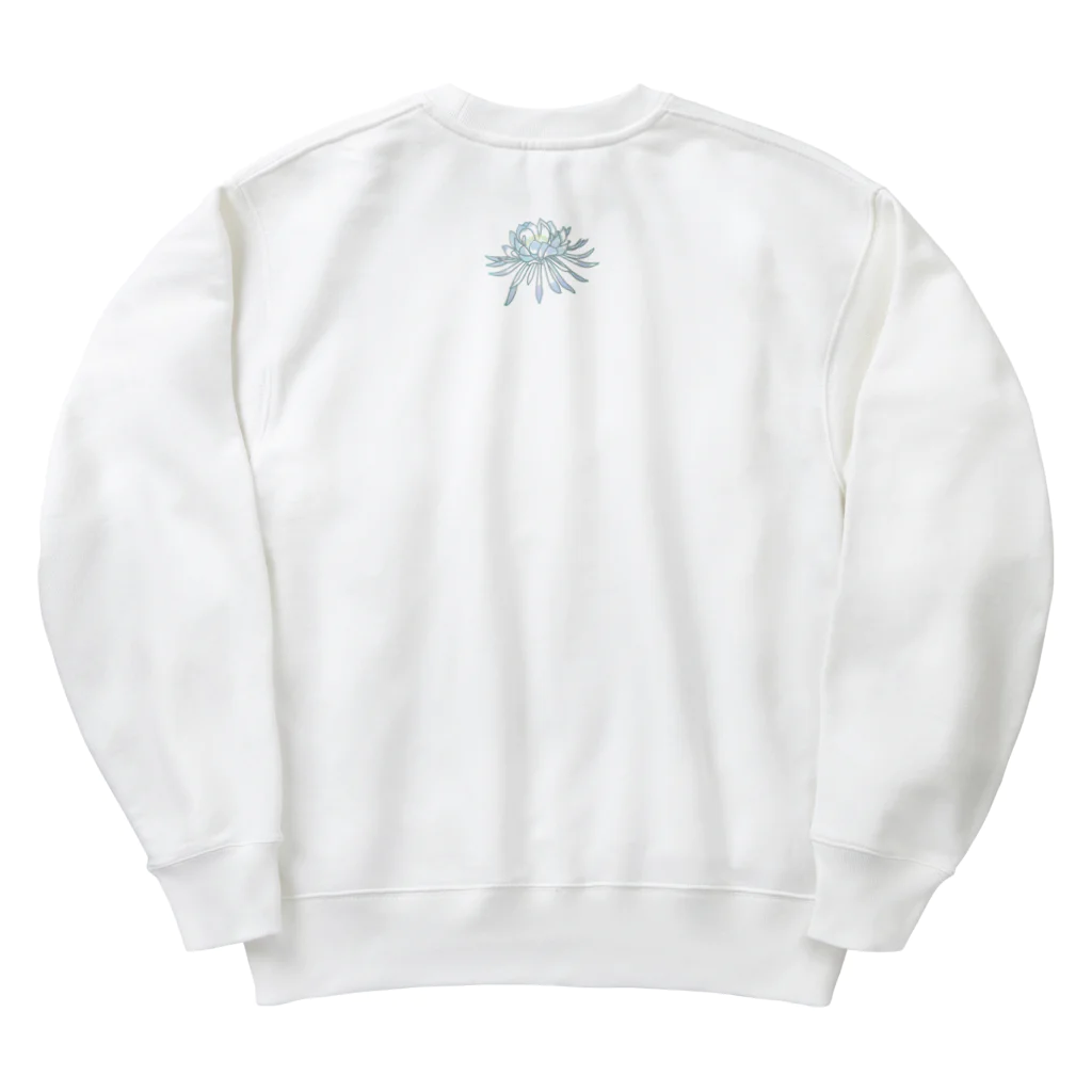 綾錦工房 りこりすの三味線 -雪月花-【月下美人】 Heavyweight Crew Neck Sweatshirt