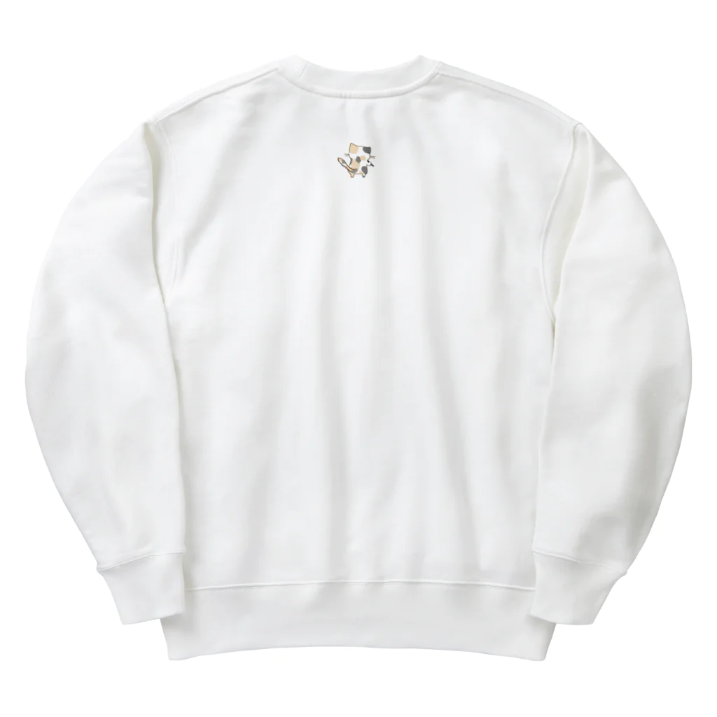 絵娯クリエイトのひのもとにゃんこ®️ 民謡歌手 /ナギちゃん Heavyweight Crew Neck Sweatshirt