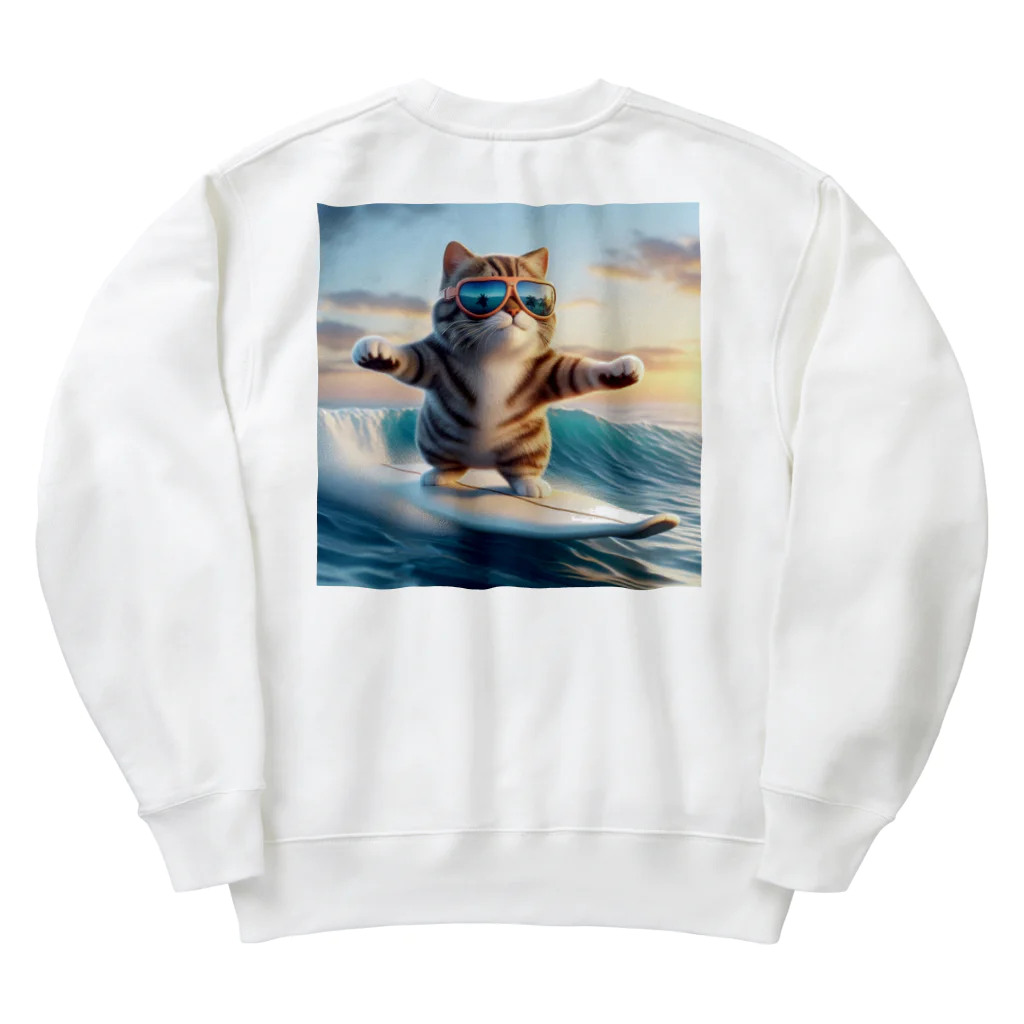 Creation CATの波乗りCAT Heavyweight Crew Neck Sweatshirt