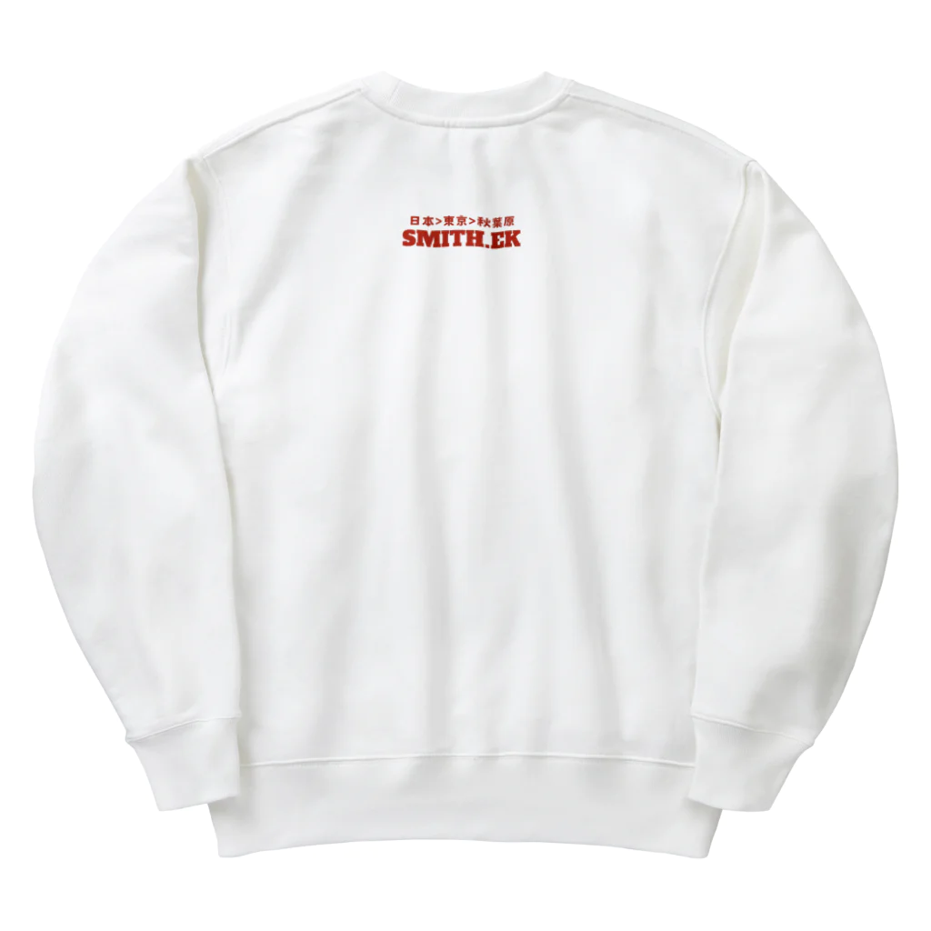 Smith.EKの秋葉原エキサイトバブル-Akihabara Excite Bubble Heavyweight Crew Neck Sweatshirt