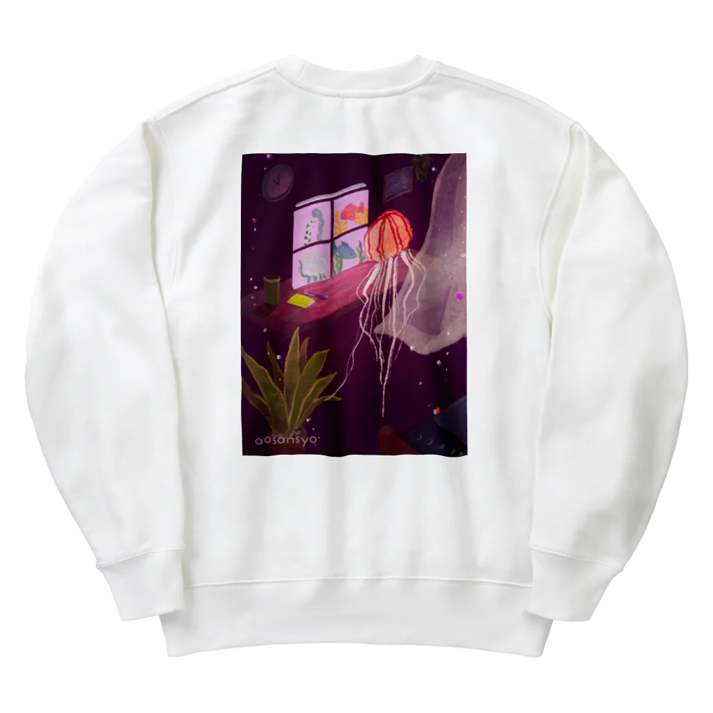 aosansyoの接続するアカクラゲ Just open the window(s) Heavyweight Crew Neck Sweatshirt