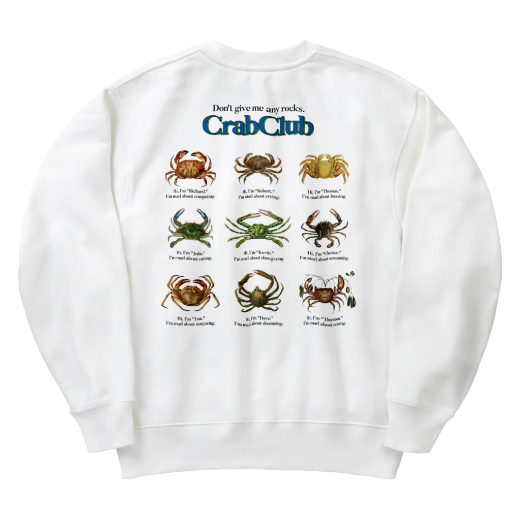 Parallel Imaginary Gift ShopのCrab Club Heavyweight Crew Neck Sweatshirt